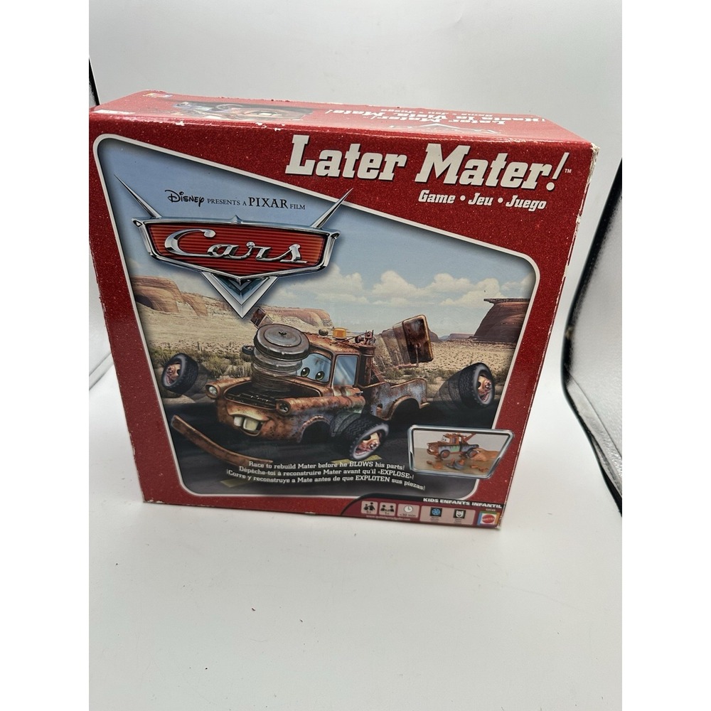 Disney Pixar Cars Later Mater Board Game  For Parts only
